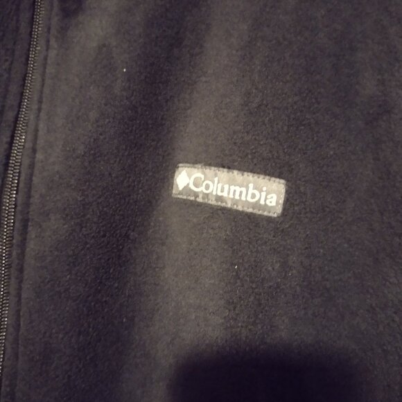 Columbia Mens size 6xl black fleece vest in good condition - Picture 3 of 4